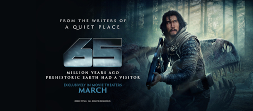 Watch Trailer For ’65’ In Theaters Friday, March 10th